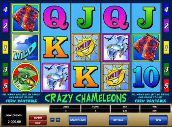 Игровой автомат Crazy Chameleons