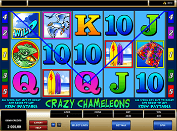 Игровой автомат Crazy Chameleons
