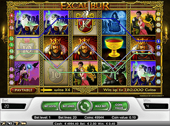 Игровой автомат Excalibur