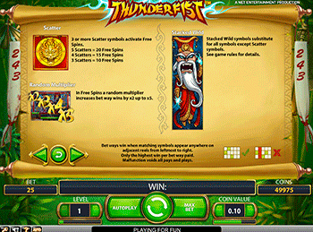 Игровой автомат Thunderfist